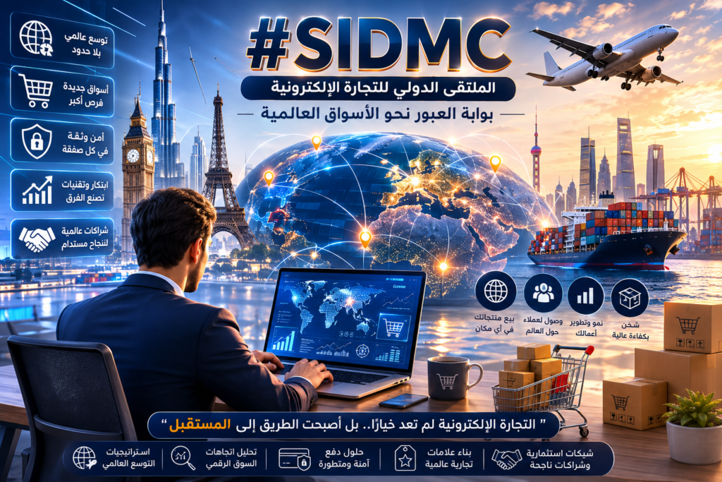 الملتقى الدولي للتجارة الإلكترونية (#SIDMC): بوابة العبور نحو الأسواق العالمية